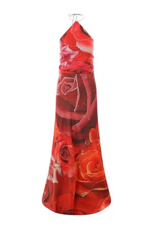 Garden Rose-print maxi dress ROBERTO CAVALLI | UKT1234QN4802000